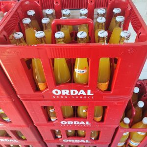 ordal orange klein glas