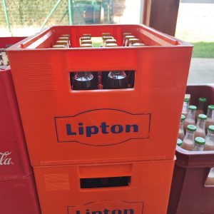 ice tea glas flesjes